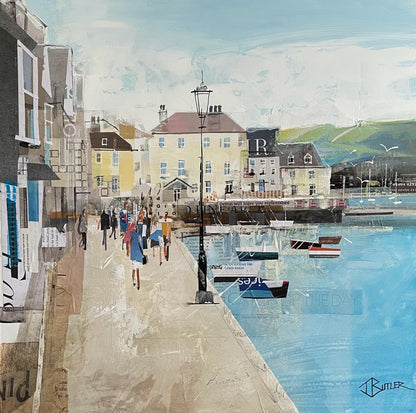 On The Embankment, Dartmouth - Tom Butler Artist