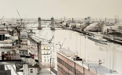 Thames Skyline Study - Tom Butler Artist